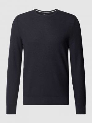 Dzianinowy sweter w jednolitym kolorze Brax