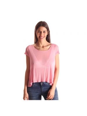 T-shirt aus modal Guess Pink