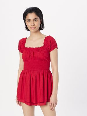 Ολόσωμη φόρμα Hollister κόκκινο