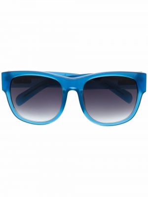 Слънчеви очила с градиентным принтом Linda Farrow синьо
