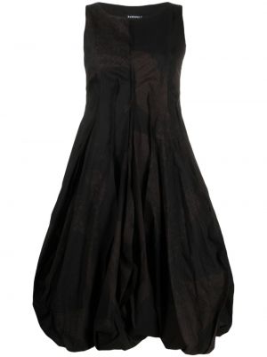 Plisované koktejlové šaty s potiskem Rundholz černé