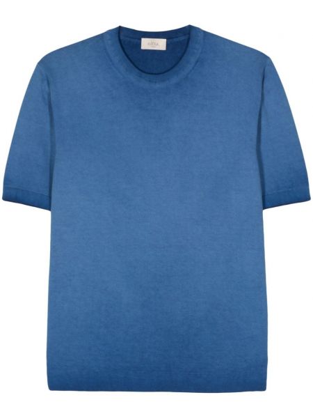 Strick t-shirt Altea blau