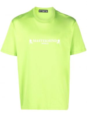 T-shirt aus baumwoll mit print Mastermind World grün