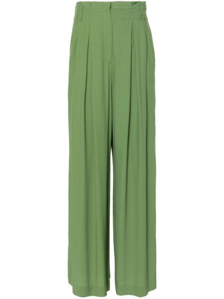 Spodnie Dvf Diane Von Furstenberg zielone