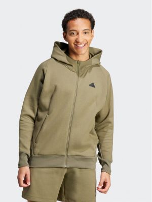 Mikina relaxed fit Adidas zelená