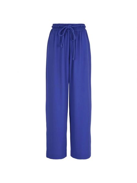 Spodnie Emporio Armani niebieskie
