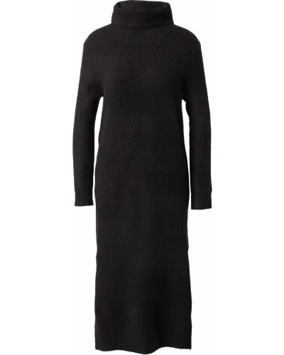 Плетена плетена рокля Cartoon черно