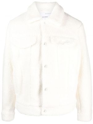 Fleecová košeľa Axel Arigato biela