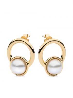 Náušnice s perlami Autore Moda zlatá