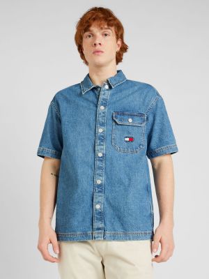 Rifľová košeľa Tommy Jeans