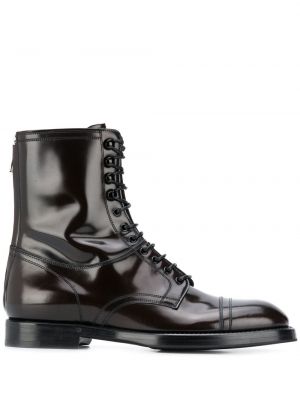 Bottines Dolce & Gabbana marron