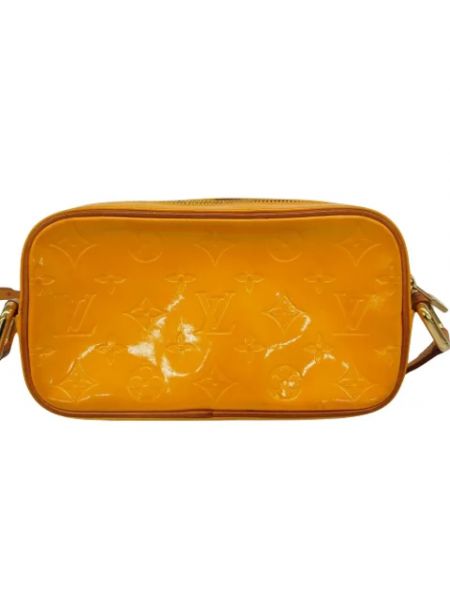 Bolso cruzado de cuero retro Louis Vuitton Vintage amarillo