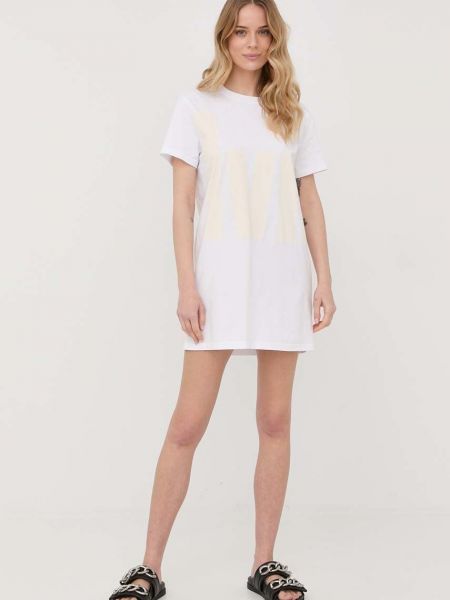 Pamučna mini haljina Liviana Conti bijela