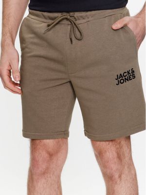 Pantaloni scurți de sport Jack&jones maro