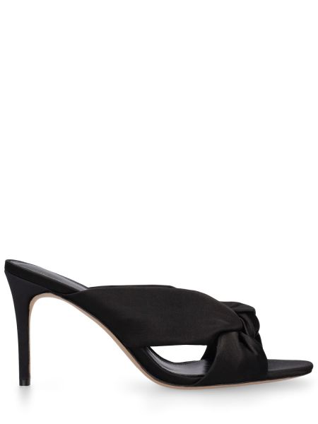 Sandalias de raso Alexandre Birman negro