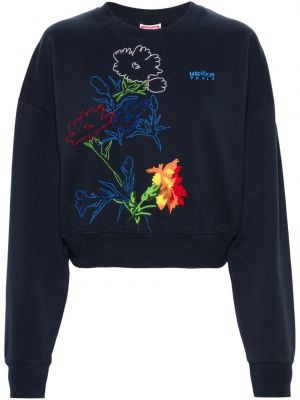 Gėlėtas džemperis Kenzo mėlyna