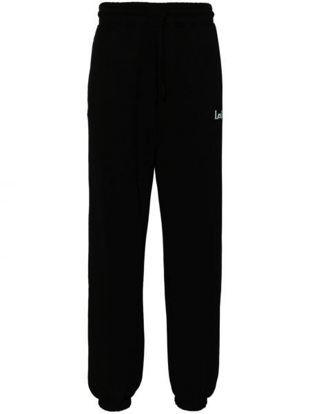 Spodnie sportowe bawełniane z nadrukiem Les Benjamins czarne
