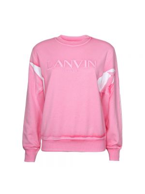 Sweatshirt aus baumwoll Lanvin pink