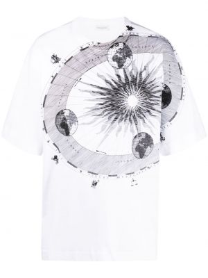 T-shirt con stampa Dries Van Noten bianco