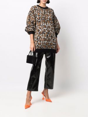 Jersey de punto leopardo de tela jersey Rotate
