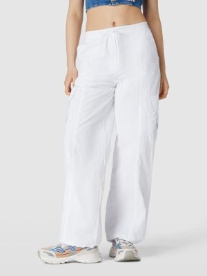 Spodnie cargo Calvin Klein Jeans białe