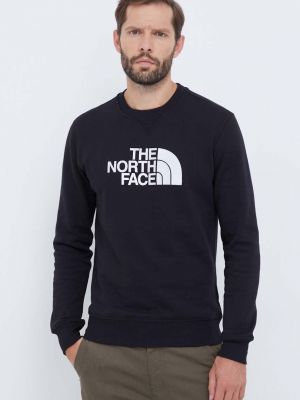 Bavlněná mikina s aplikacemi The North Face černá