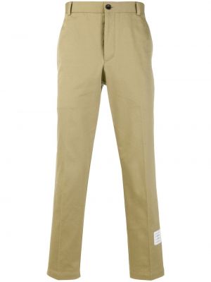 Pantaloni chino din bumbac Thom Browne maro