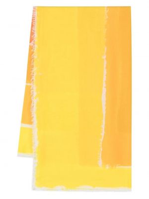Schal mit farbverlauf Faliero Sarti gelb