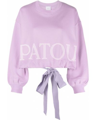 Sweatshirt mit print Patou lila