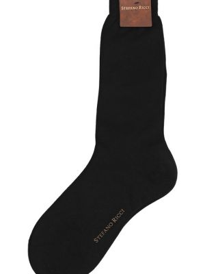Шерстяные носки Stefano Ricci черные