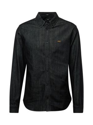 Rifľová košeľa Denham čierna