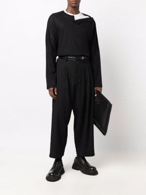 Pantalones bootcut Yohji Yamamoto negro