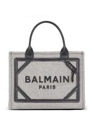 Τσάντα shopper με κέντημα Balmain