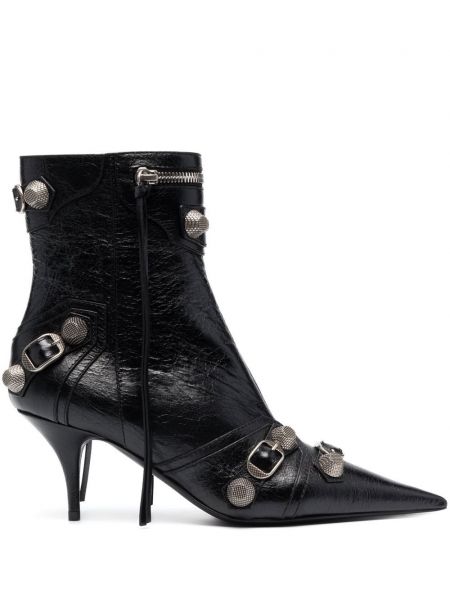 Обувки до глезена с катарама Balenciaga черно