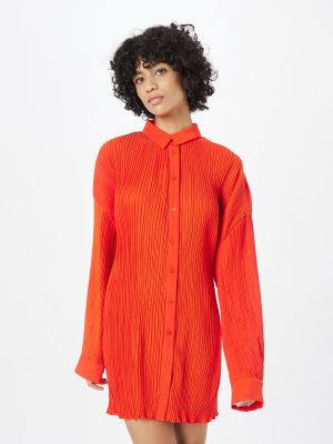 Robe chemise Samsoe Samsoe orange