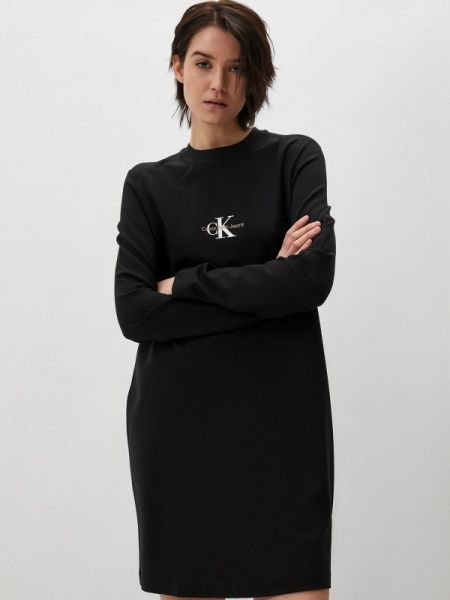 Джинсовое платье Calvin Klein Jeans черное