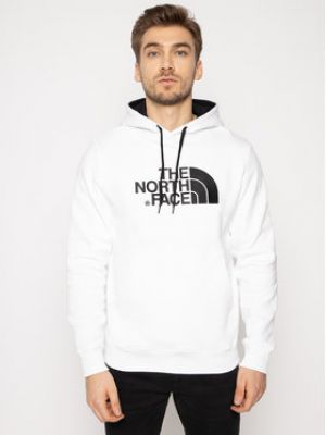 The North Face Mikina Drew Peak Plv Hoodie NF00AHJY Biela Regular Fit