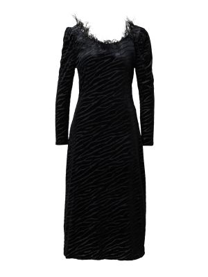 Košeľové šaty Louche čierna