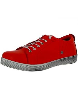 Czerwone sneakersy Andrea Conti