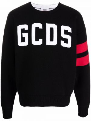Pleten pulover s potiskom Gcds