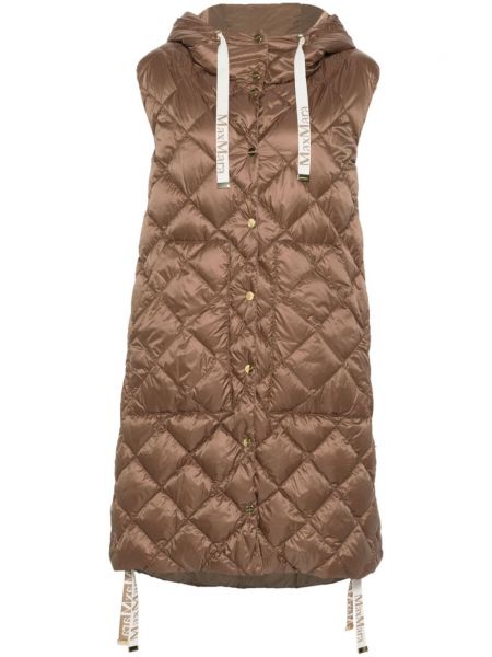 Quiltet vest Max Mara brun