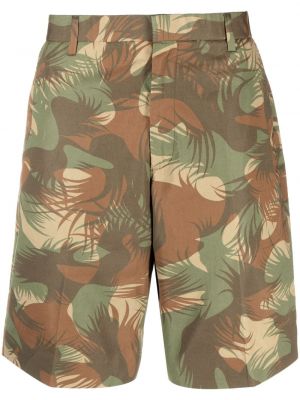 Shorts aus baumwoll mit print mit camouflage-print Moschino