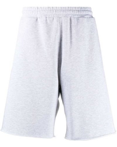 Pantalones cortos deportivos con estampado Msgm gris