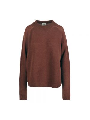 Sweter z okrągłym dekoltem Alysi brązowy