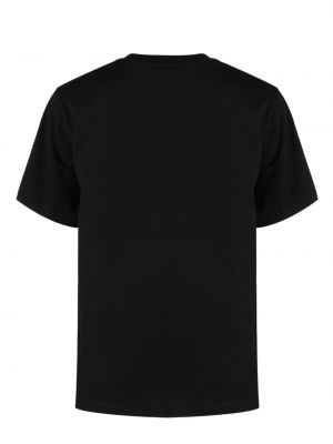 Raštuotas medvilninis marškinėliai Hayley Menzies juoda