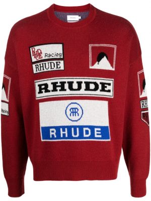Пуловер Rhude червено