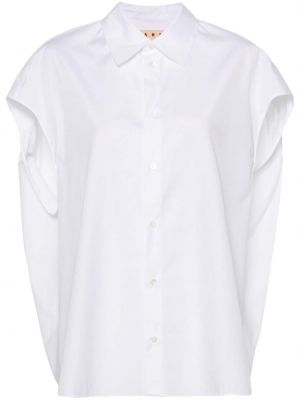 Αμάνικο πουκάμισο Marni λευκό