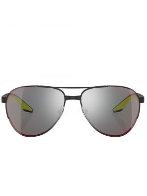 Слънчеви очила с принт Prada Linea Rossa черно