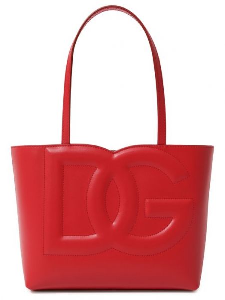 Сумка шоппер Dolce & Gabbana красная