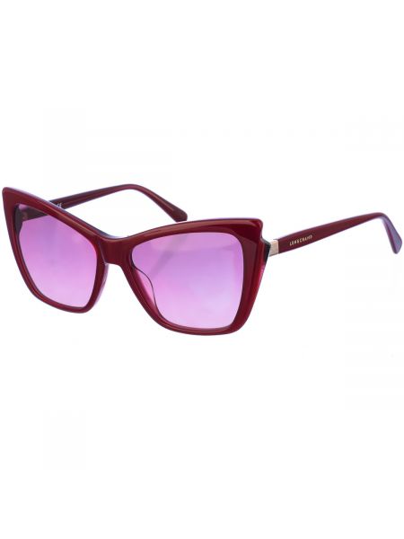 Okulary przeciwsłoneczne Longchamp czerwone